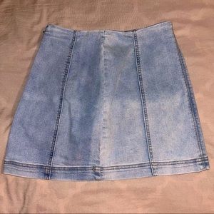 jean skirt
